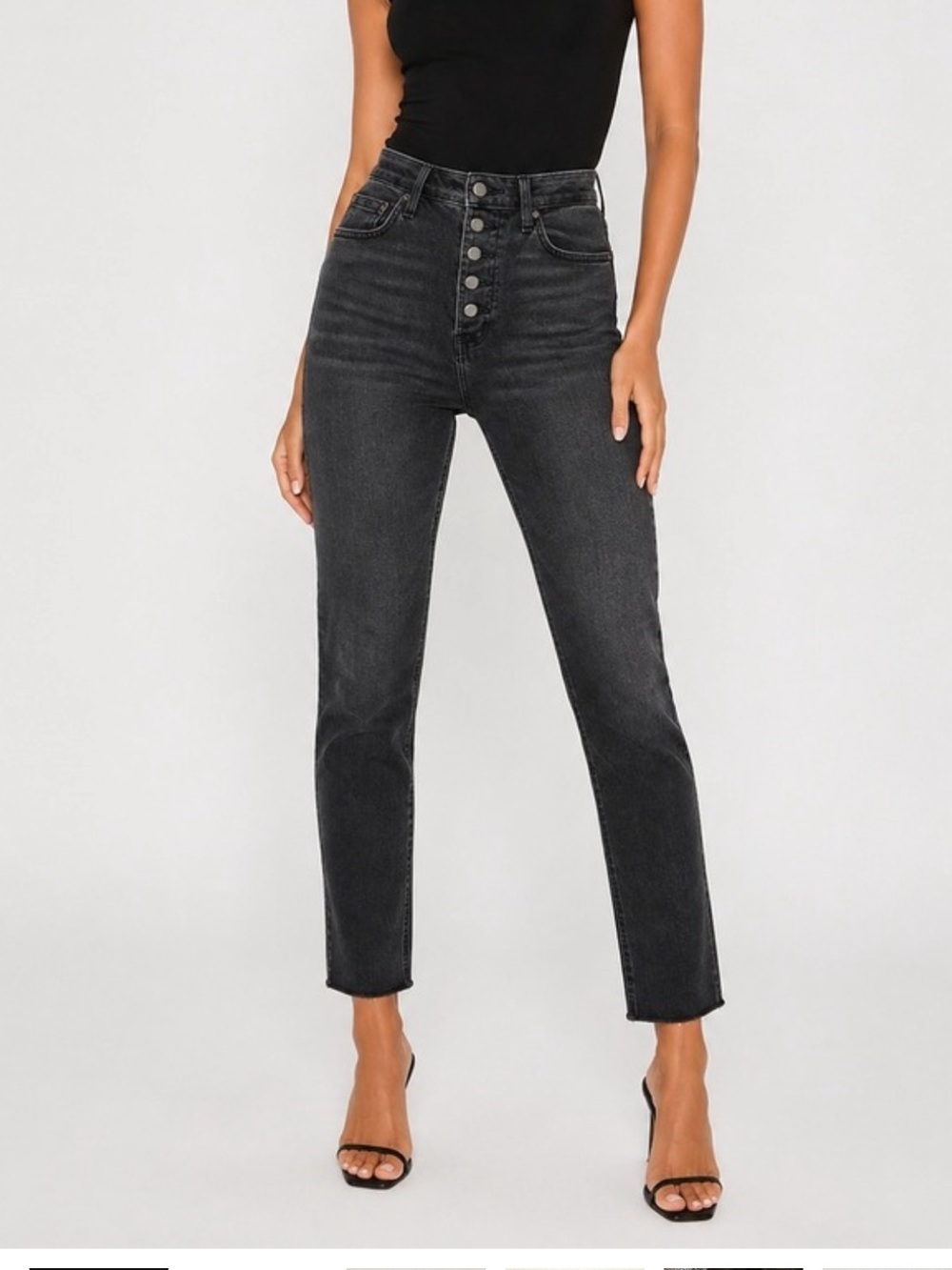 Denim Forum high rise Yoko slim jeans 29